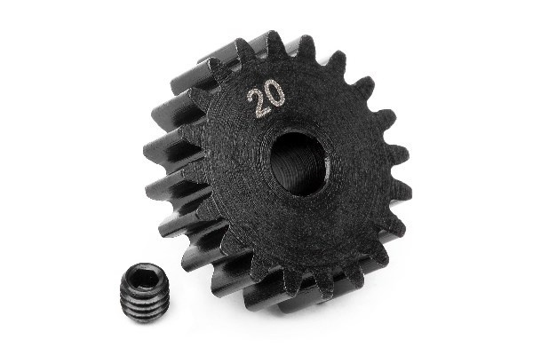 Pinion Gear 20 Tooth (1M) | LEKSAKER, BARN- & BABYPRODUKTER - Radiostyrt - Reservdelar & Extra Tillbehör - HPI - Standarddelar & Tuning - Pinjonger | GameStuff