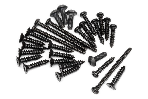 Screw Set (28Pcs) | LEKSAKER, BARN- & BABYPRODUKTER - Radiostyrt - Reservdelar & Extra Tillbehör - HPI - Skruvar/Fästen - Skruvar | GameStuff
