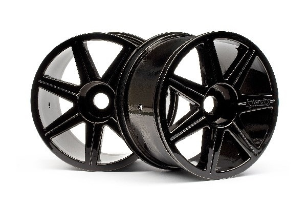 7 Spoke Black Chrome Trophy Truggy Wheel | LEKSAKER, BARN- & BABYPRODUKTER - Radiostyrt - Reservdelar & Extra Tillbehör - HPI - Fälgar - Offroad | GameStuff