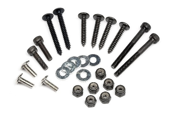 Rear Brace Screws | LEKSAKER, BARN- & BABYPRODUKTER - Radiostyrt - Reservdelar & Extra Tillbehör - HPI - Skruvar/Fästen - Diverse | GameStuff