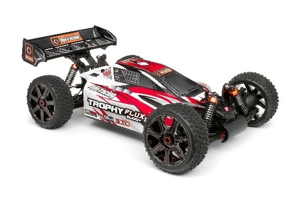 Clear Trophy Buggy Flux Bodyshell W Masks And Deca | LEKSAKER, BARN- & BABYPRODUKTER - Radiostyrt - Reservdelar & Extra Tillbehör - HPI - Karosser & Tillbehör - Offroad karosser (Genomskinlig) | GameStuff