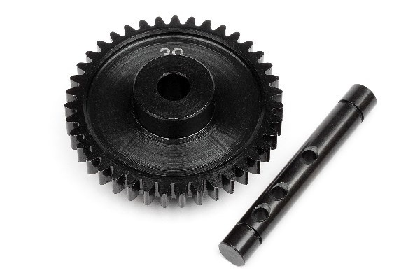 High Speed Idler Gear 39T / Shaft Set | LEKSAKER, BARN- & BABYPRODUKTER - Radiostyrt - Reservdelar & Extra Tillbehör - HPI - Reservdelar & Tuning - Drivlina | GameStuff