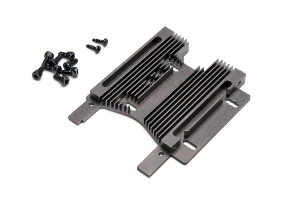 Hd Heatsink Motor Plate 10Mm (7075S/Gray) | LEKSAKER, BARN- & BABYPRODUKTER - Radiostyrt - Reservdelar & Extra Tillbehör - HPI - Reservdelar & Tuning - Chassidelar | GameStuff