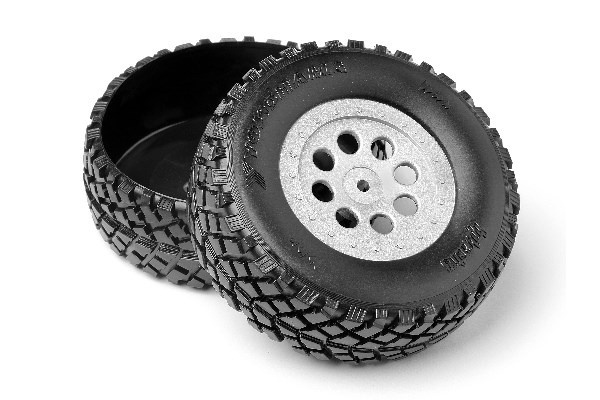 Plastic Truck Bed Tires (2Pcs) i gruppen LEKSAKER, BARN- & BABYPRODUKTER / Radiostyrt / Reservdelar & Extra Tillbehör / HPI / Reservdelar & Tuning / Chassidelar hos Teknikproffset Nordic AB (A02106)