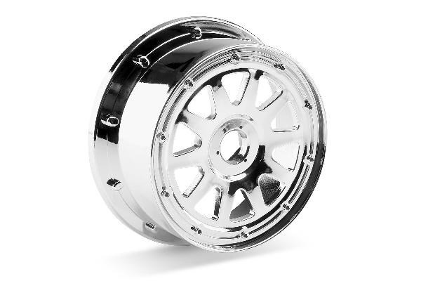 Tr-10 Wheel Chrome (120X60Mm/-4Mm Offset) i gruppen LEKSAKER, BARN- & BABYPRODUKTER / Radiostyrt / Reservdelar & Extra Tillbehör / HPI / Fälgar / Offroad hos TP E-commerce Nordic AB (A02143)