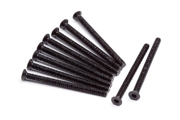 Flat Head Screw M3X40Mm (Hex Socket/10Pcs) | LEKSAKER, BARN- & BABYPRODUKTER - Radiostyrt - Reservdelar & Extra Tillbehör - HPI - Skruvar/Fästen - Skruvar | GameStuff