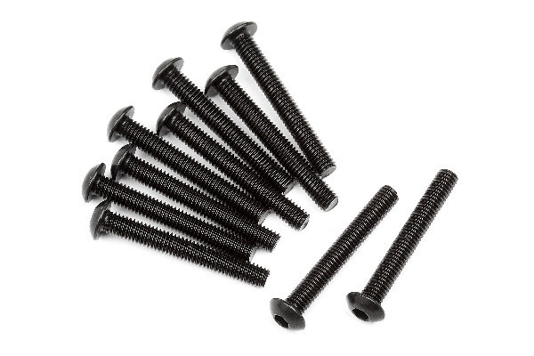 Button Head Screw M3X22Mm (10Pcs) i gruppen LEKSAKER, BARN- & BABYPRODUKTER / Radiostyrt / Reservdelar & Extra Tillbehör / HPI / Skruvar/Fästen / Skruvar hos TP E-commerce Nordic AB (A02365)