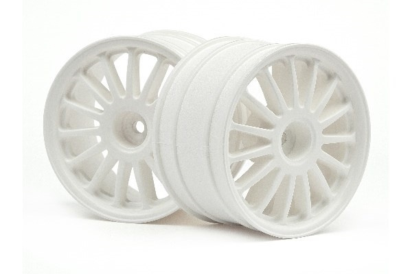 WR8 Tarmac Wheel White (2.2inch/57X35Mm/2Pcs) i gruppen LEKSAKER, BARN- & BABYPRODUKTER / Radiostyrt / Reservdelar & Extra Tillbehör / HPI / Fälgar / Offroad hos TP E-commerce Nordic AB (A02392)