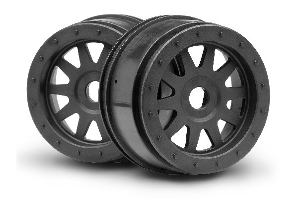 Tr-10 Glue-Lock Wheel Gunmetal (120X60Mm/2Pcs) i gruppen LEKSAKER, BARN- & BABYPRODUKTER / Radiostyrt / Reservdelar & Extra Tillbehör / HPI / Fälgar / Offroad hos TP E-commerce Nordic AB (A02410)