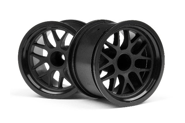 BBS Spoke Wheel 48X34mm Black (14mm Offset/2pcs) i gruppen LEKSAKER, BARN- & BABYPRODUKTER / Radiostyrt / Reservdelar & Extra Tillbehör / HPI / Fälgar / Onroad hos TP E-commerce Nordic AB (A02441)