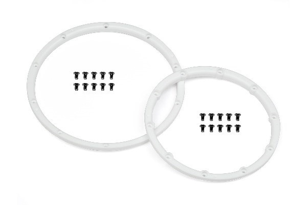 Wheel Bead Lock Rings (White/For 2 Wheels) i gruppen LEKSAKER, BARN- & BABYPRODUKTER / Radiostyrt / Reservdelar & Extra Tillbehör / HPI / Fälgar / Offroad hos TP E-commerce Nordic AB (A02484)