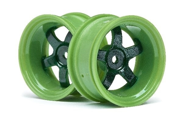 Work Meister S1 Wheel Green (9Mm Offset/2Pcs) i gruppen LEKSAKER, BARN- & BABYPRODUKTER / Radiostyrt / Reservdelar & Extra Tillbehör / HPI / Fälgar / Onroad hos TP E-commerce Nordic AB (A02497)