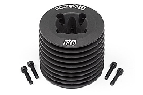 Aluminum Heatsink Head (Black/F3.5 V2) i gruppen LEKSAKER, BARN- & BABYPRODUKTER / Radiostyrt / Reservdelar & Extra Tillbehör / HPI / Motorer / Nitromotorer Reservdelar hos TP E-commerce Nordic AB (A02525)