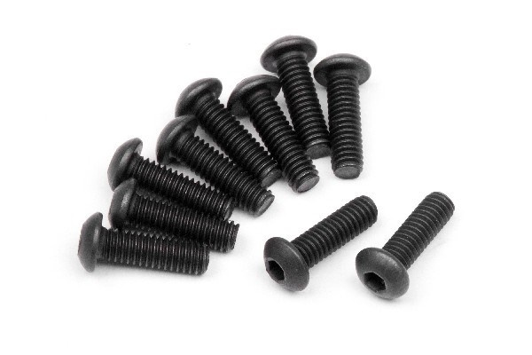 Button Head Screw M2.5X8Mm (Hex Socket/10Pcs) i gruppen LEKSAKER, BARN- & BABYPRODUKTER / Radiostyrt / Reservdelar & Extra Tillbehör / HPI / Skruvar/Fästen / Skruvar hos TP E-commerce Nordic AB (A02539)