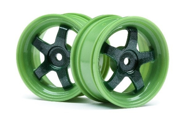 Work Meister S1 Wheel Green 26Mm (0Mm Os/2Pcs) i gruppen LEKSAKER, BARN- & BABYPRODUKTER / Radiostyrt / Reservdelar & Extra Tillbehör / HPI / Fälgar / Onroad hos TP E-commerce Nordic AB (A02553)