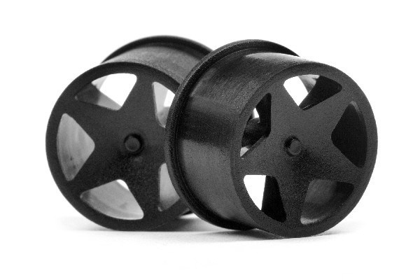 Q32 Super Star Wheel Set F/R (Blk/18X10/18X14/4Pcs | LEKSAKER, BARN- & BABYPRODUKTER - Radiostyrt - Reservdelar & Extra Tillbehör - HPI - Reservdelar & Tuning - Drivlina | GameStuff