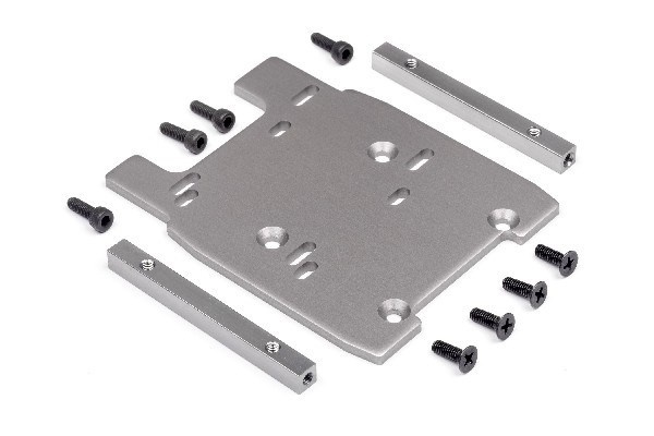 Motor Plate (Gray/4Mm) | LEKSAKER, BARN- & BABYPRODUKTER - Radiostyrt - Reservdelar & Extra Tillbehör - HPI - Reservdelar & Tuning - Chassidelar | GameStuff