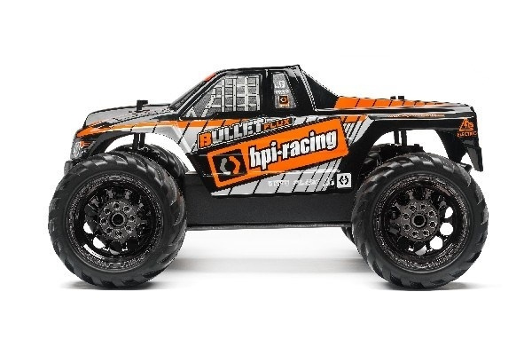 Bullet Mt Clear Body W/ Nitro/Flux Decals | LEKSAKER, BARN- & BABYPRODUKTER - Radiostyrt - Reservdelar & Extra Tillbehör - HPI - Karosser & Tillbehör - Offroad karosser (Genomskinlig) | GameStuff