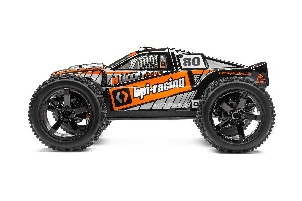 Bullet St Clear Body W/ Nitro/Flux Decals i gruppen LEKSAKER, BARN- & BABYPRODUKTER / Radiostyrt / Reservdelar & Extra Tillbehör / HPI / Karosser & Tillbehör / Offroad karosser (Genomskinlig) hos TP E-commerce Nordic AB (A02683)