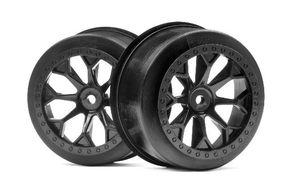 8-Shot Sc Wheel (Black/2Pcs) i gruppen LEKSAKER, BARN- & BABYPRODUKTER / Radiostyrt / Reservdelar & Extra Tillbehör / HPI / Fälgar / Offroad hos TP E-commerce Nordic AB (A02719)