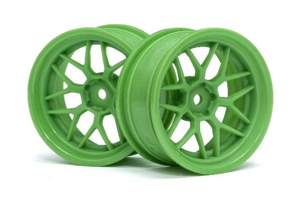 Tech 7 Wheel Green 52X26X+6Mm Offset (2Pcs) i gruppen LEKSAKER, BARN- & BABYPRODUKTER / Radiostyrt / Reservdelar & Extra Tillbehör / HPI / Fälgar / Onroad hos TP E-commerce Nordic AB (A02729)