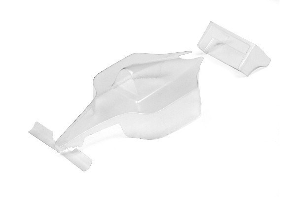 Formula Q32 Body And Wing Set (Clear) | LEKSAKER, BARN- & BABYPRODUKTER - Radiostyrt - Reservdelar & Extra Tillbehör - HPI - Reservdelar & Tuning - Chassidelar | GameStuff