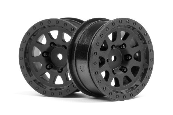 Cr-10 Wheel 1.9 (Black/2Pcs) i gruppen LEKSAKER, BARN- & BABYPRODUKTER / Radiostyrt / Reservdelar & Extra Tillbehör / HPI / Fälgar / Offroad hos TP E-commerce Nordic AB (A02751)