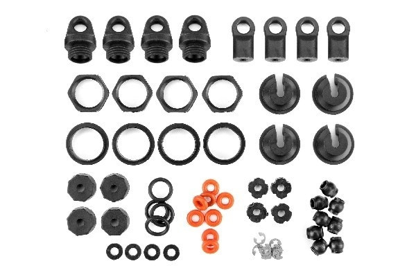 Shock Parts Set (4 Shocks) i gruppen LEKSAKER, BARN- & BABYPRODUKTER / Radiostyrt / Reservdelar & Extra Tillbehör / HPI / Reservdelar & Tuning / Stötdämpare hos TP E-commerce Nordic AB (A02795)