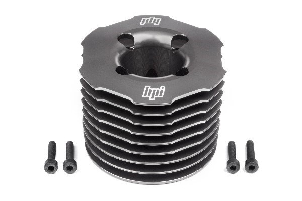 Aluminum Heatsink Head (Gunmetal/F5.9) | LEKSAKER, BARN- & BABYPRODUKTER - Radiostyrt - Reservdelar & Extra Tillbehör - HPI - Motorer - Nitromotorer Reservdelar | GameStuff