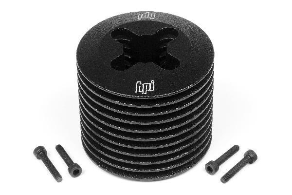 Aluminum Heatsink Head (Black/F3.5) | LEKSAKER, BARN- & BABYPRODUKTER - Radiostyrt - Reservdelar & Extra Tillbehör - HPI - Motorer - Nitromotorer Reservdelar | GameStuff
