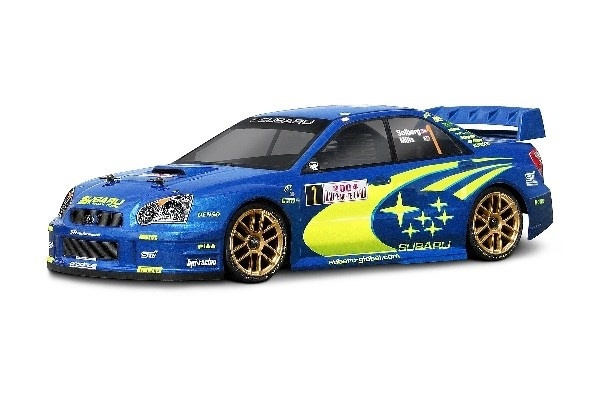 Subaru Impreza Wrc 2004 Monte C Body 190Mm/Wb255Mm | LEKSAKER, BARN- & BABYPRODUKTER - Radiostyrt - Reservdelar & Extra Tillbehör - HPI - Karosser & Tillbehör - Onroad karosser (Genomskinlig) | GameStuff
