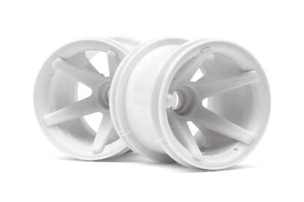 Super Star Mt Wheels Front (White/2.2In/2Pcs) | LEKSAKER, BARN- & BABYPRODUKTER - Radiostyrt - Reservdelar & Extra Tillbehör - HPI - Fälgar - Offroad | GameStuff
