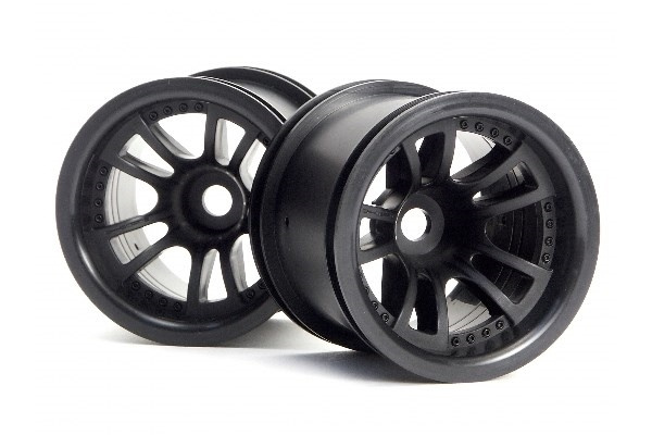 Split 5 Truck Wheel (Black/2Pcs) | LEKSAKER, BARN- & BABYPRODUKTER - Radiostyrt - Reservdelar & Extra Tillbehör - HPI - Fälgar - Offroad | GameStuff