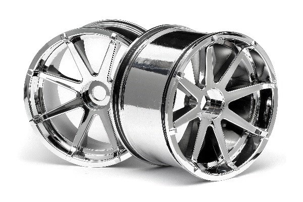 Blast Wheel Chrome (115X70Mm 7Inch/2Pcs) i gruppen LEKSAKER, BARN- & BABYPRODUKTER / Radiostyrt / Reservdelar & Extra Tillbehör / HPI / Fälgar / Offroad hos TP E-commerce Nordic AB (A03060)