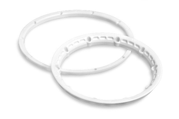 Heavy Duty Wheel Bead Lock Rings White/For 2 Whl | LEKSAKER, BARN- & BABYPRODUKTER - Radiostyrt - Reservdelar & Extra Tillbehör - HPI - Fälgar - Offroad | GameStuff