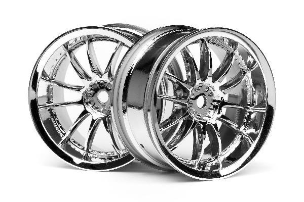 Work Xsa 02C Wheel 26Mm Chrome (3Mm Offset) i gruppen LEKSAKER, BARN- & BABYPRODUKTER / Radiostyrt / Reservdelar & Extra Tillbehör / HPI / Fälgar / Onroad hos TP E-commerce Nordic AB (A03065)