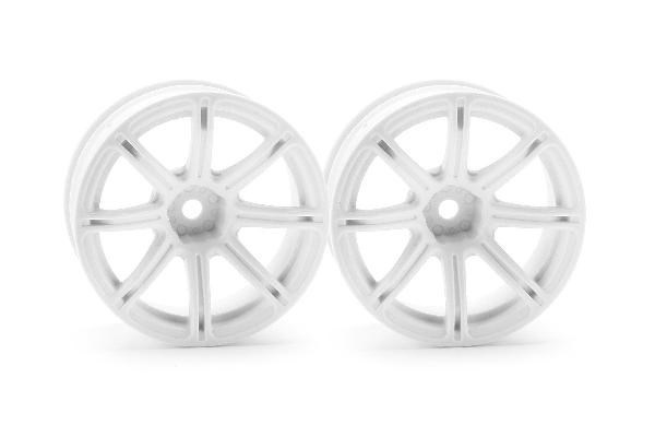 Work Emotion Xc8 Wheel 26Mm White (9Mm Offset) i gruppen LEKSAKER, BARN- & BABYPRODUKTER / Radiostyrt / Reservdelar & Extra Tillbehör / HPI / Fälgar / Onroad hos TP E-commerce Nordic AB (A03081)