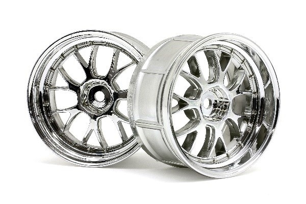 Lp32 Lm-R Wheel Chrome (2Pcs) i gruppen LEKSAKER, BARN- & BABYPRODUKTER / Radiostyrt / Reservdelar & Extra Tillbehör / HPI / Fälgar / Onroad hos TP E-commerce Nordic AB (A03105)