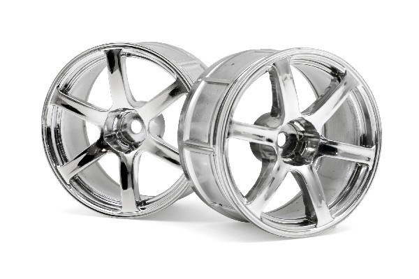 Lp32 Wheel Yokohama Avs Model T6 Chrome (2Pcs) | LEKSAKER, BARN- & BABYPRODUKTER - Radiostyrt - Reservdelar & Extra Tillbehör - HPI - Fälgar - Onroad | GameStuff
