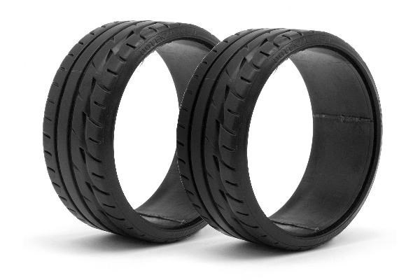 Lp29 T-Drift Tire Bridgestone Potenza Re-11 (2Pcs) i gruppen LEKSAKER, BARN- & BABYPRODUKTER / Radiostyrt / Reservdelar & Extra Tillbehör / HPI / Däck / Onroad hos TP E-commerce Nordic AB (A03113)