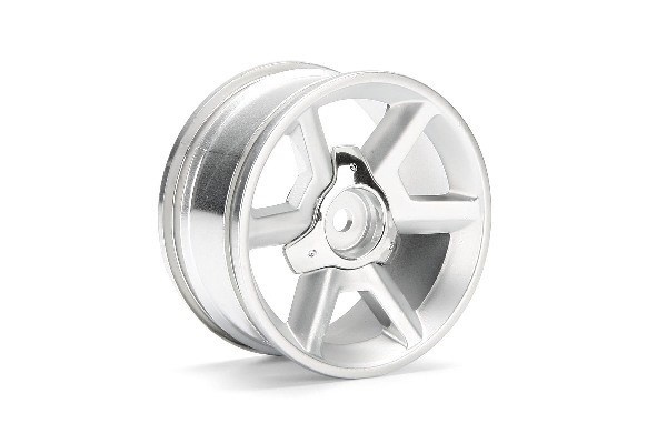 GT Wheel Silver (6Mm Offset/2Pcs) i gruppen LEKSAKER, BARN- & BABYPRODUKTER / Radiostyrt / Reservdelar & Extra Tillbehör / HPI / Fälgar / Onroad hos Teknikproffset Nordic AB (A03116)