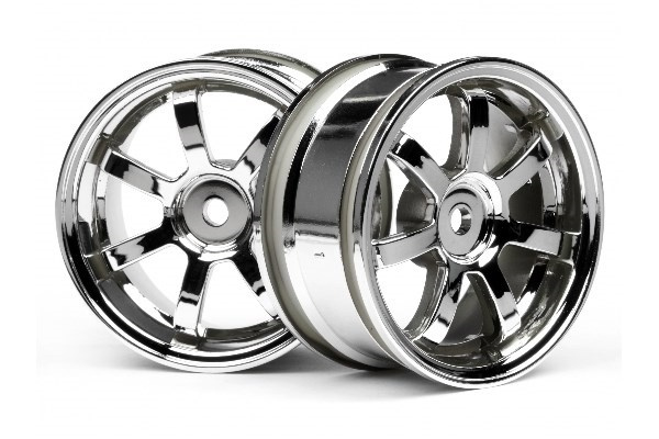 Mag7 Wheels 26Mm Chrome (0Mm Off Set) i gruppen LEKSAKER, BARN- & BABYPRODUKTER / Radiostyrt / Reservdelar & Extra Tillbehör / HPI / Fälgar / Onroad hos TP E-commerce Nordic AB (A03122)