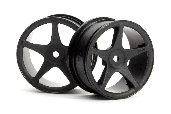 Super Star Wheels 26Mm Black (1Mm Offset) i gruppen LEKSAKER, BARN- & BABYPRODUKTER / Radiostyrt / Reservdelar & Extra Tillbehör / HPI / Fälgar / Onroad hos TP E-commerce Nordic AB (A03126)