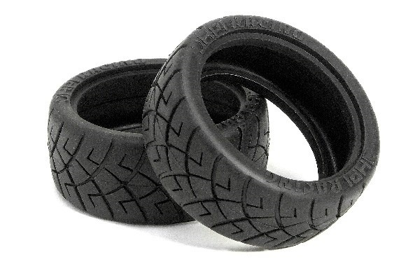 X Pattern Radial Tire 26Mm D Compound | LEKSAKER, BARN- & BABYPRODUKTER - Radiostyrt - Reservdelar & Extra Tillbehör - HPI - Däck - Onroad | GameStuff