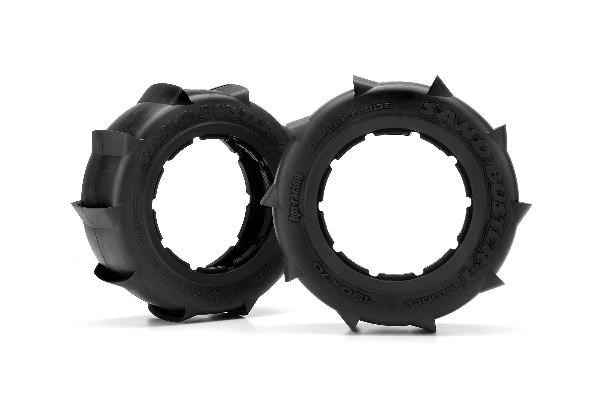 Sand Buster-T Paddle Tire M Comp (190X70Mm/2Pcs) i gruppen LEKSAKER, BARN- & BABYPRODUKTER / Radiostyrt / Reservdelar & Extra Tillbehör / HPI / Däck / Offroad hos TP E-commerce Nordic AB (A03216)