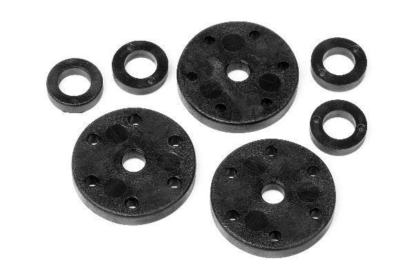 6 Holes Shock Piston Set (Holes 1.2/1.3/1.4mm) | LEKSAKER, BARN- & BABYPRODUKTER - Radiostyrt - Reservdelar & Extra Tillbehör - HPI - Reservdelar & Tuning - Stötdämpare | GameStuff