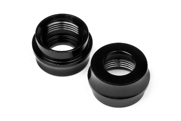 Big Bore Shock Bottom Cap _Black/2Pcs_ i gruppen LEKSAKER, BARN- & BABYPRODUKTER / Radiostyrt / Reservdelar & Extra Tillbehör / HPI / Reservdelar & Tuning / Stötdämpare hos TP E-commerce Nordic AB (A03351)