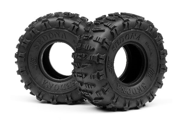 Sedona Tire (White/Rock Crawler/2Pcs) | LEKSAKER, BARN- & BABYPRODUKTER - Radiostyrt - Reservdelar & Extra Tillbehör - HPI - Däck - Offroad | GameStuff
