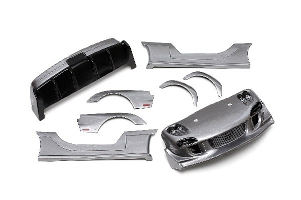 Stage-D Mazda Rx-7 Fd3S Aero Body Kit i gruppen LEKSAKER, BARN- & BABYPRODUKTER / Radiostyrt / Reservdelar & Extra Tillbehör / HPI / Karosser & Tillbehör / Onroad karosser (Genomskinlig) hos TP E-commerce Nordic AB (A03409)