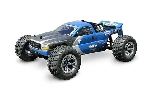 Ford F 350 Truck Body (Nitro Mt/Rush) | LEKSAKER, BARN- & BABYPRODUKTER - Radiostyrt - Reservdelar & Extra Tillbehör - HPI - Karosser & Tillbehör - Offroad karosser (Genomskinlig) | GameStuff